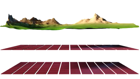 Visualization of the environment data