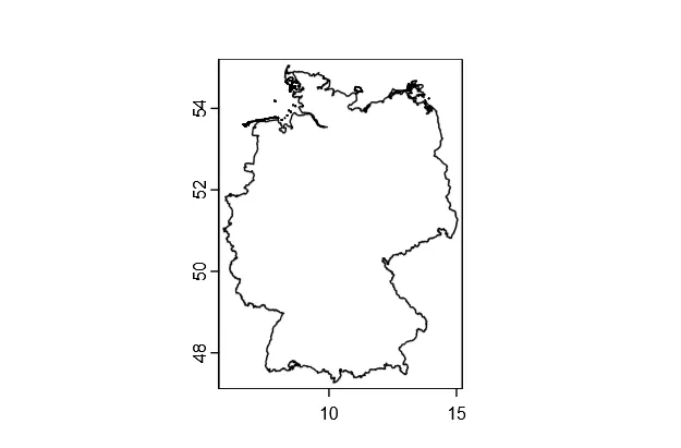 Figure 1: Outline of Germany